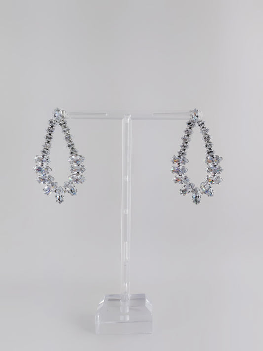 【CERIA|チェリア】Halo Silver Drop Pierce