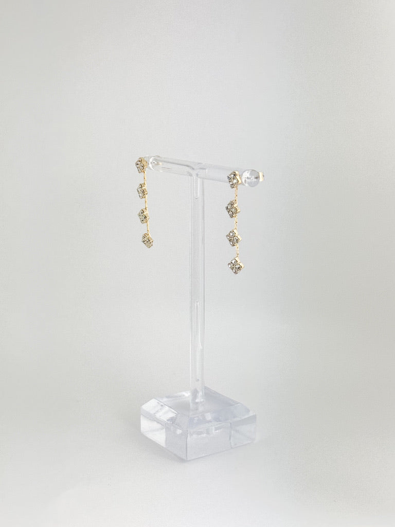 【CERIA|チェリア】4 square gold pierce