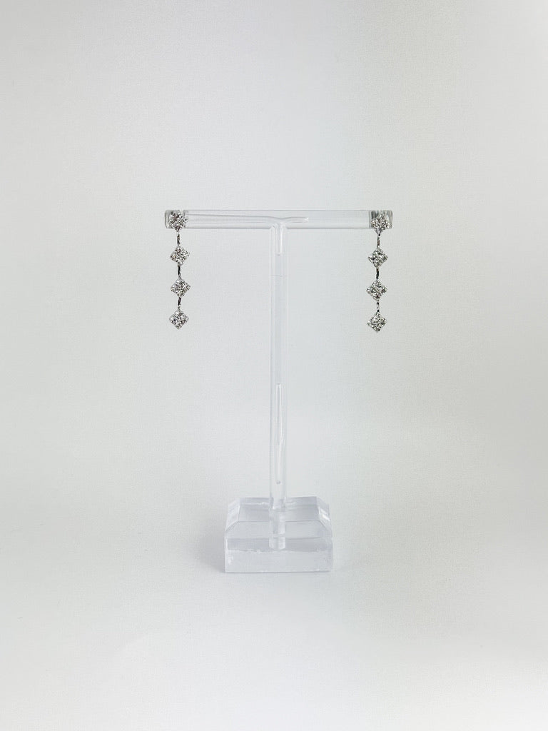 【CERIA|チェリア】4 square silver pierce