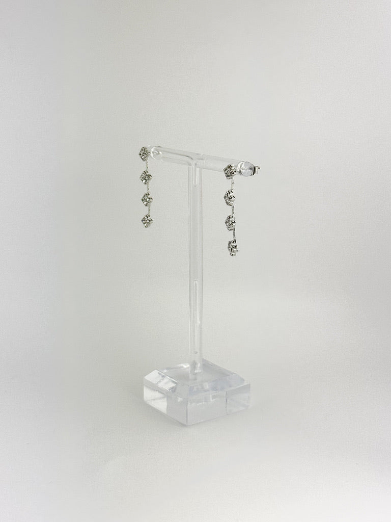 【CERIA|チェリア】4 square silver pierce