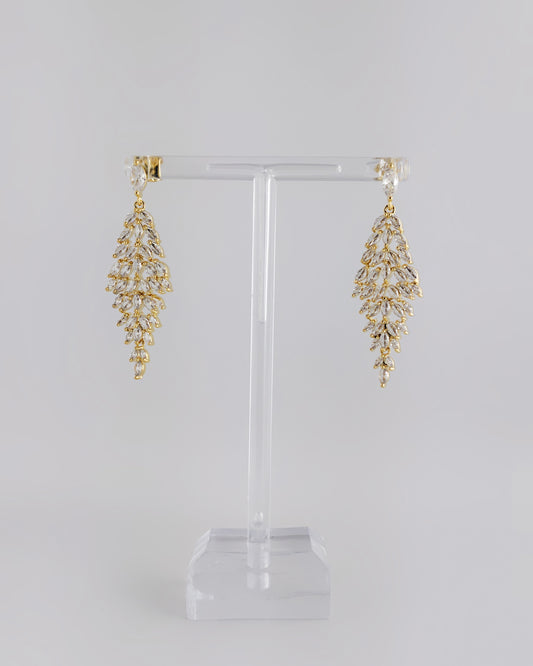 【CERIA｜チェリア】Arabesque gold frame pierce
