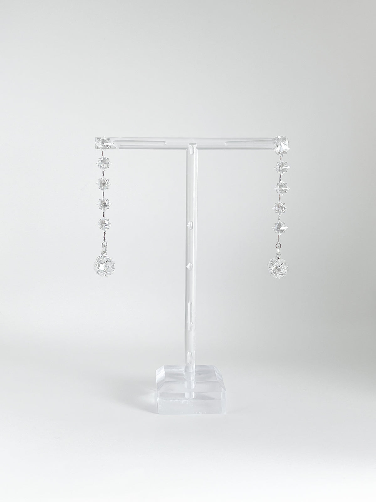 【CERIA｜チェリア】Crystal silver long pierce