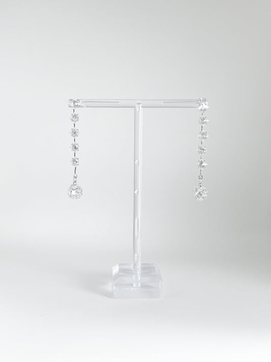 【CERIA｜チェリア】Crystal silver long pierce