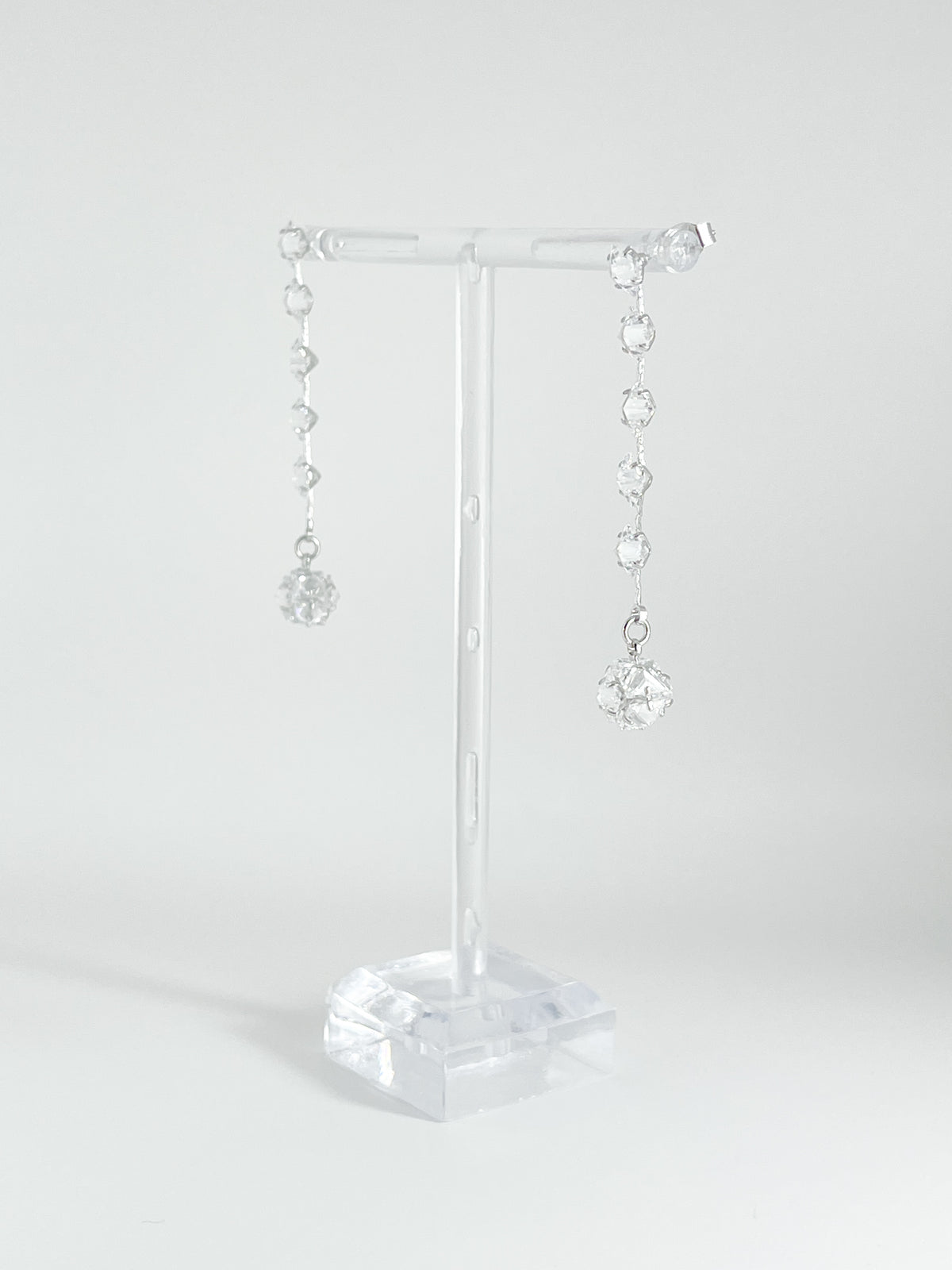 【CERIA｜チェリア】Crystal silver long pierce
