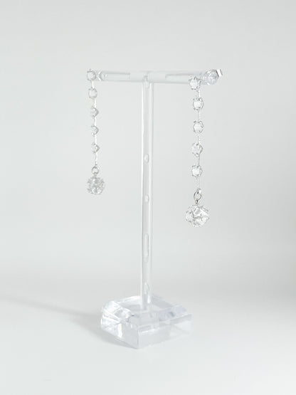 【CERIA｜チェリア】Crystal silver long pierce