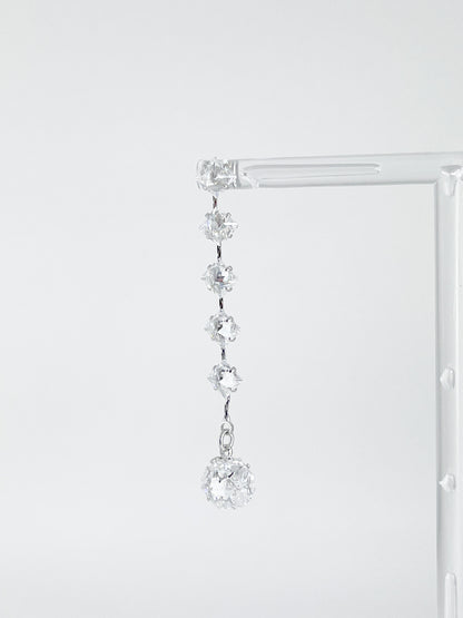 【CERIA｜チェリア】Crystal silver long pierce