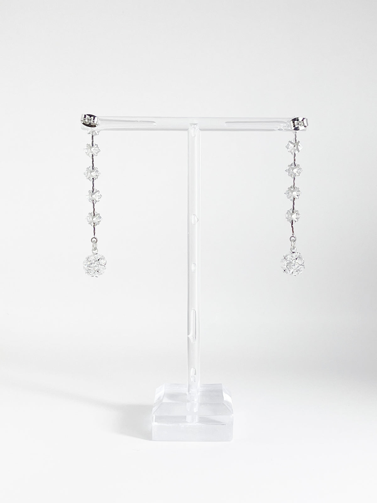 【CERIA｜チェリア】Crystal silver long pierce