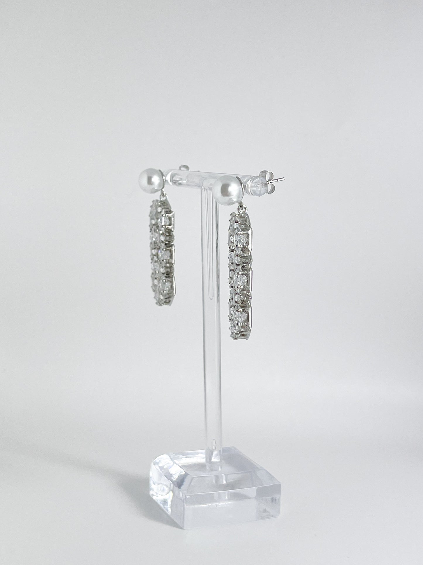 【CERIA｜チェリア】Geometric frame silver pierce