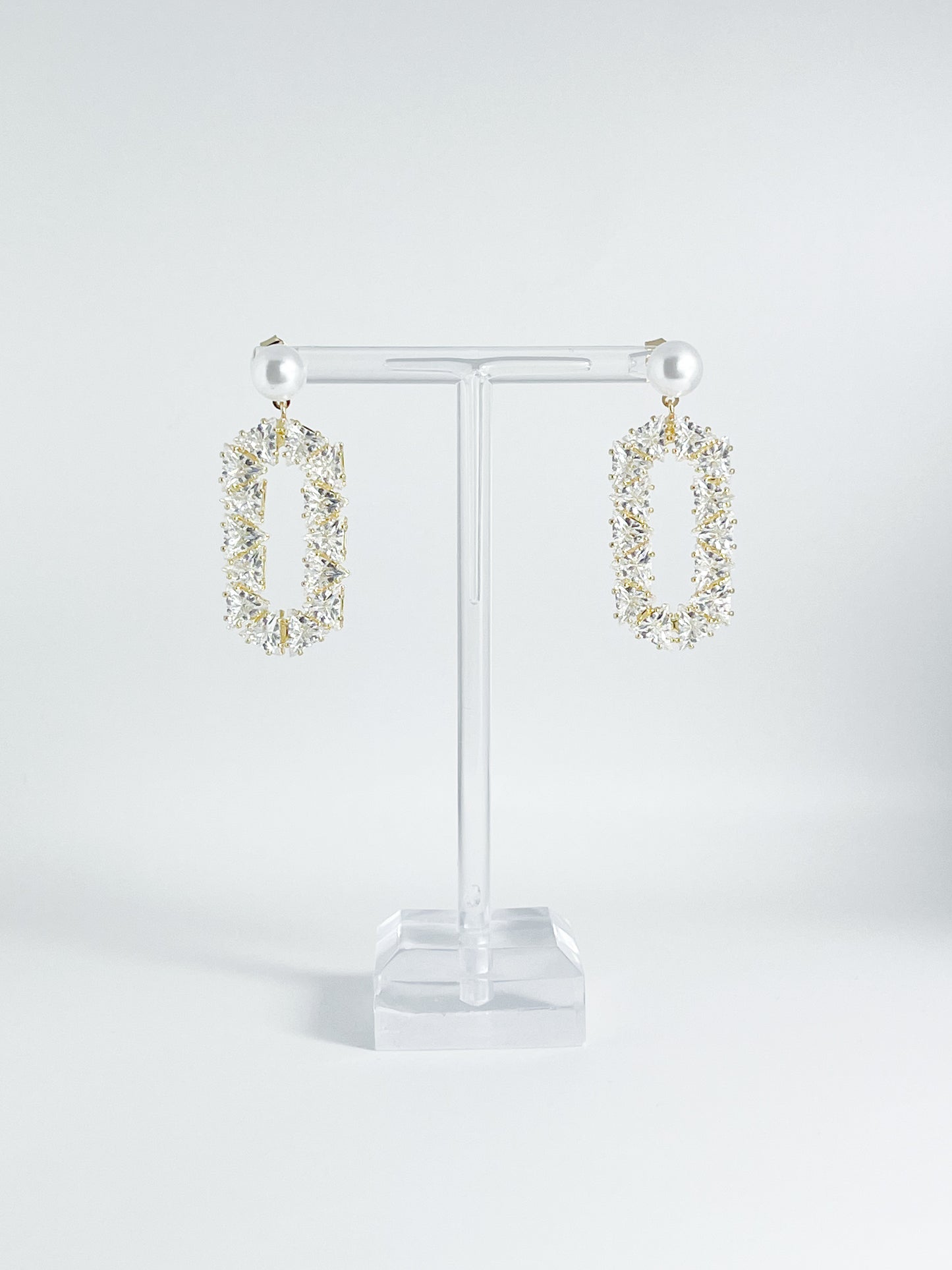 【CERIA｜チェリア】Geometric frame gold pierce