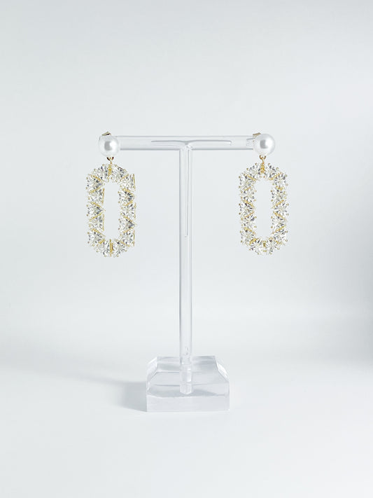 【CERIA｜チェリア】Geometric frame gold pierce