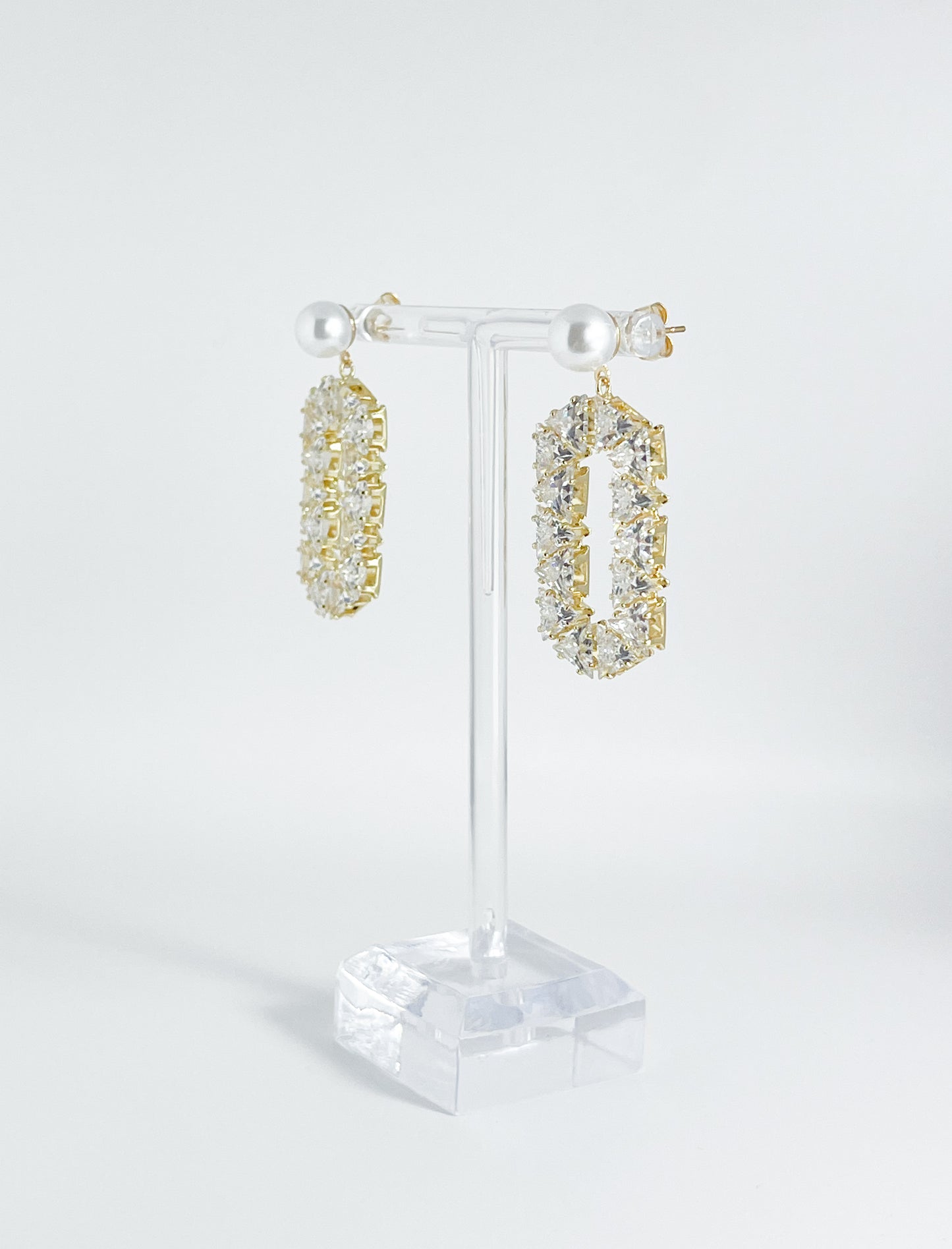 【CERIA｜チェリア】Geometric frame gold pierce