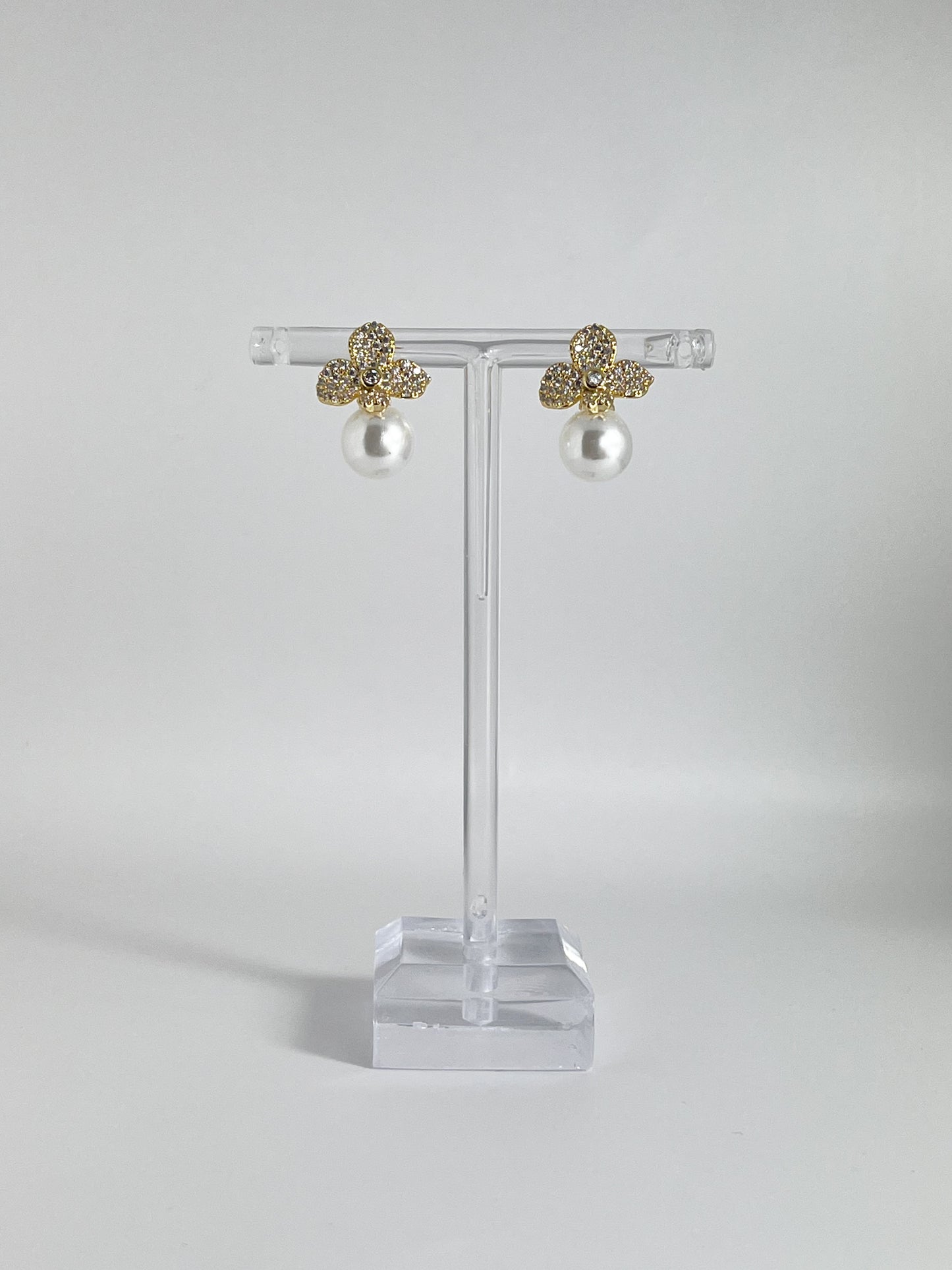 【CERIA｜チェリア】Flower pearl gold earring