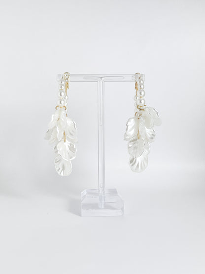 【CERIA｜チェリア】hanabira pearl gold hoop pierce