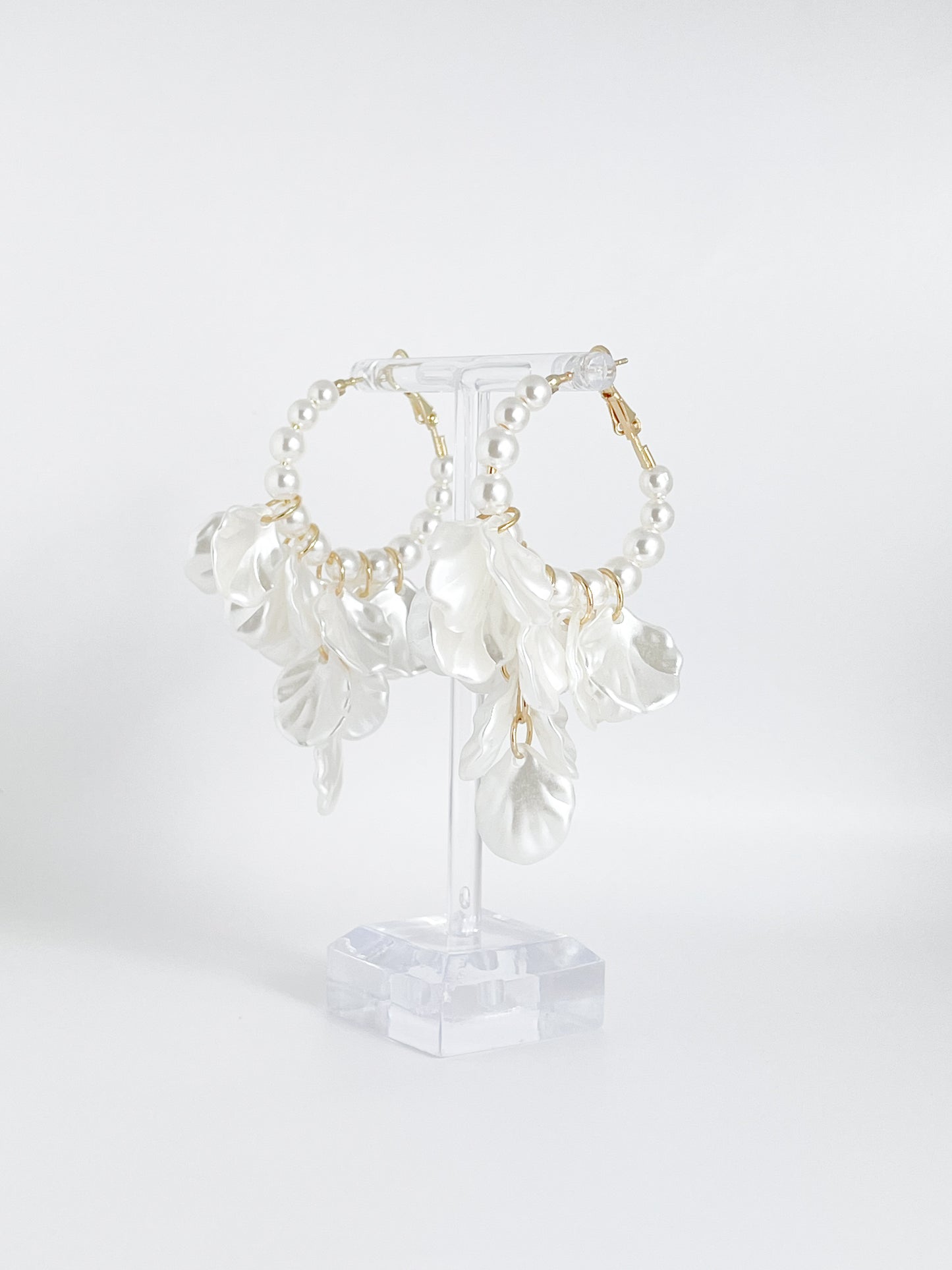 【CERIA｜チェリア】hanabira pearl gold hoop pierce